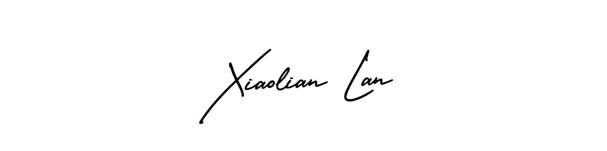 if you are searching for the best signature style for your name Xiaolian Lan. so please give up your signature search. here we have designed multiple signature styles  using AmerikaSignatureDemo-Regular. Xiaolian Lan signature style 3 images and pictures png