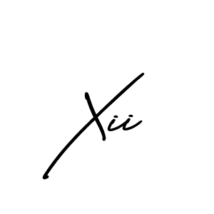 How to make Xii signature? AmerikaSignatureDemo-Regular is a professional autograph style. Create handwritten signature for Xii name. Xii signature style 3 images and pictures png