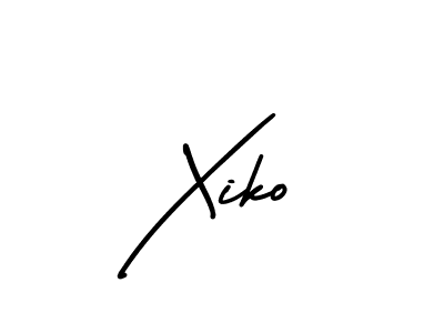 Design your own signature with our free online signature maker. With this signature software, you can create a handwritten (AmerikaSignatureDemo-Regular) signature for name Xiko. Xiko signature style 3 images and pictures png