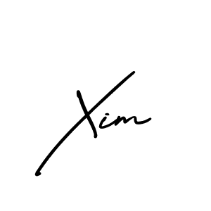 How to make Xim name signature. Use AmerikaSignatureDemo-Regular style for creating short signs online. This is the latest handwritten sign. Xim signature style 3 images and pictures png