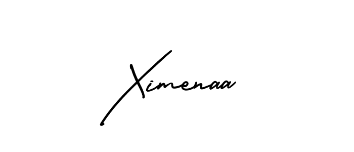 Make a beautiful signature design for name Ximenaa. With this signature (AmerikaSignatureDemo-Regular) style, you can create a handwritten signature for free. Ximenaa signature style 3 images and pictures png