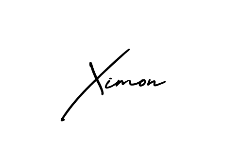 Similarly AmerikaSignatureDemo-Regular is the best handwritten signature design. Signature creator online .You can use it as an online autograph creator for name Ximon. Ximon signature style 3 images and pictures png