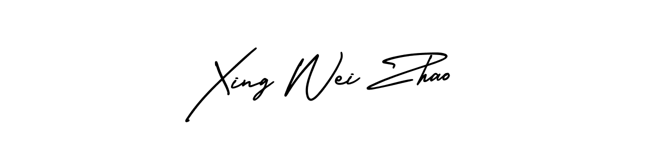 How to Draw Xing Wei Zhao signature style? AmerikaSignatureDemo-Regular is a latest design signature styles for name Xing Wei Zhao. Xing Wei Zhao signature style 3 images and pictures png