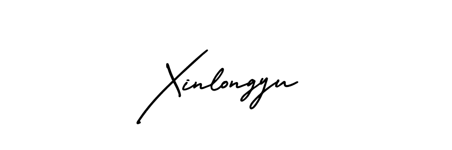 Similarly AmerikaSignatureDemo-Regular is the best handwritten signature design. Signature creator online .You can use it as an online autograph creator for name Xinlongyu. Xinlongyu signature style 3 images and pictures png