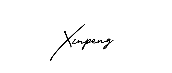 AmerikaSignatureDemo-Regular is a professional signature style that is perfect for those who want to add a touch of class to their signature. It is also a great choice for those who want to make their signature more unique. Get Xinpeng name to fancy signature for free. Xinpeng signature style 3 images and pictures png