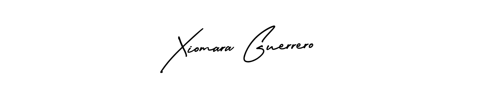 Xiomara Guerrero stylish signature style. Best Handwritten Sign (AmerikaSignatureDemo-Regular) for my name. Handwritten Signature Collection Ideas for my name Xiomara Guerrero. Xiomara Guerrero signature style 3 images and pictures png
