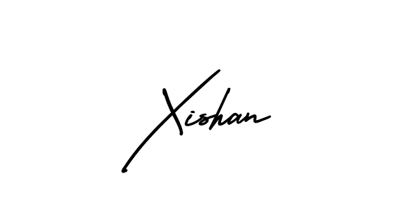 Design your own signature with our free online signature maker. With this signature software, you can create a handwritten (AmerikaSignatureDemo-Regular) signature for name Xishan. Xishan signature style 3 images and pictures png