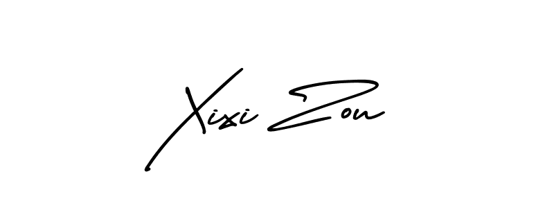 if you are searching for the best signature style for your name Xixi Zou. so please give up your signature search. here we have designed multiple signature styles  using AmerikaSignatureDemo-Regular. Xixi Zou signature style 3 images and pictures png