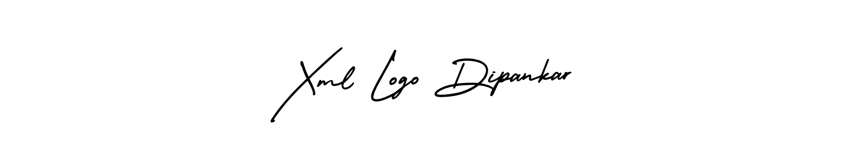 Make a beautiful signature design for name Xml Logo Dipankar. With this signature (AmerikaSignatureDemo-Regular) style, you can create a handwritten signature for free. Xml Logo Dipankar signature style 3 images and pictures png