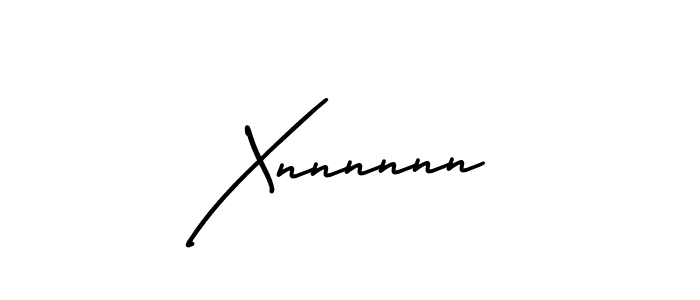 How to make Xnnnnnn name signature. Use AmerikaSignatureDemo-Regular style for creating short signs online. This is the latest handwritten sign. Xnnnnnn signature style 3 images and pictures png