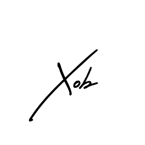 You should practise on your own different ways (AmerikaSignatureDemo-Regular) to write your name (Xob) in signature. don't let someone else do it for you. Xob signature style 3 images and pictures png