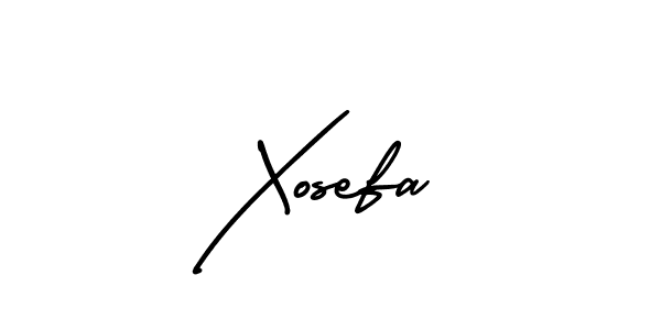 Use a signature maker to create a handwritten signature online. With this signature software, you can design (AmerikaSignatureDemo-Regular) your own signature for name Xosefa. Xosefa signature style 3 images and pictures png