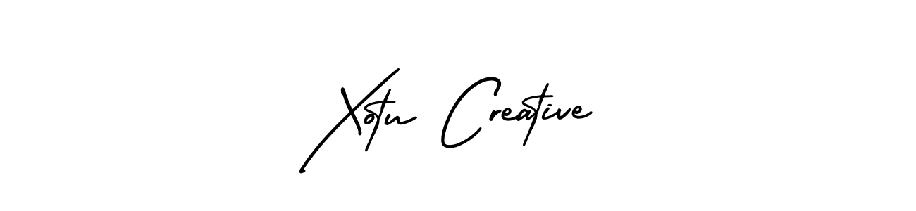 Also we have Xotu Creative name is the best signature style. Create professional handwritten signature collection using AmerikaSignatureDemo-Regular autograph style. Xotu Creative signature style 3 images and pictures png