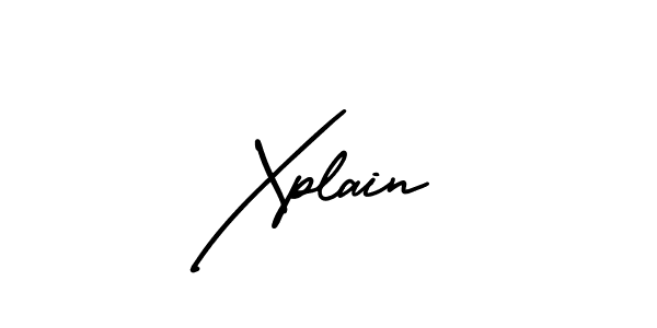 Make a beautiful signature design for name Xplain. With this signature (AmerikaSignatureDemo-Regular) style, you can create a handwritten signature for free. Xplain signature style 3 images and pictures png