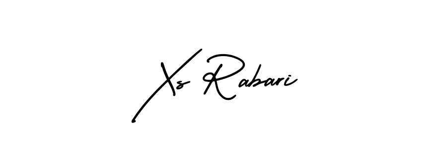 Use a signature maker to create a handwritten signature online. With this signature software, you can design (AmerikaSignatureDemo-Regular) your own signature for name Xs Rabari. Xs Rabari signature style 3 images and pictures png