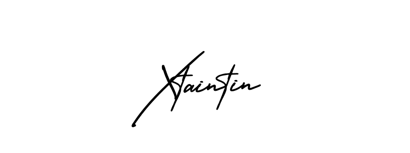 Make a beautiful signature design for name Xtaintin. With this signature (AmerikaSignatureDemo-Regular) style, you can create a handwritten signature for free. Xtaintin signature style 3 images and pictures png