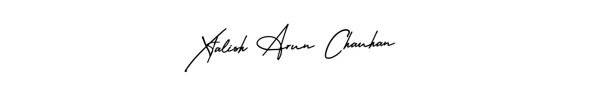 Also You can easily find your signature by using the search form. We will create Xtalish Arun Chauhan name handwritten signature images for you free of cost using AmerikaSignatureDemo-Regular sign style. Xtalish Arun Chauhan signature style 3 images and pictures png