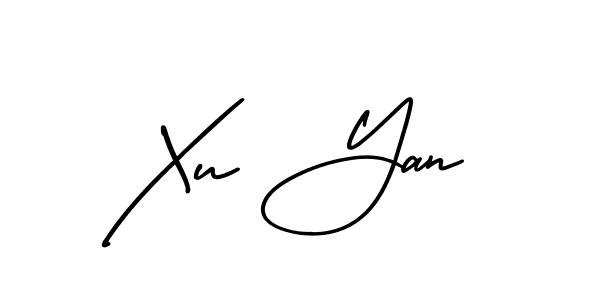 AmerikaSignatureDemo-Regular is a professional signature style that is perfect for those who want to add a touch of class to their signature. It is also a great choice for those who want to make their signature more unique. Get Xu Yan name to fancy signature for free. Xu Yan signature style 3 images and pictures png