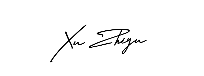 Use a signature maker to create a handwritten signature online. With this signature software, you can design (AmerikaSignatureDemo-Regular) your own signature for name Xu Zhiyu. Xu Zhiyu signature style 3 images and pictures png