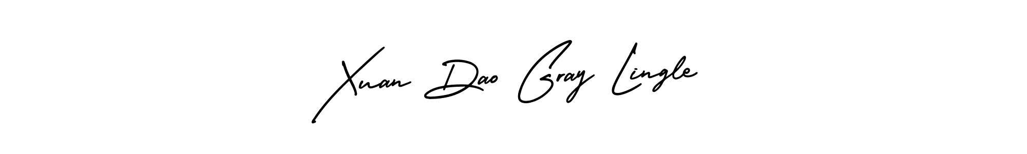 Design your own signature with our free online signature maker. With this signature software, you can create a handwritten (AmerikaSignatureDemo-Regular) signature for name Xuan Dao Gray Lingle. Xuan Dao Gray Lingle signature style 3 images and pictures png