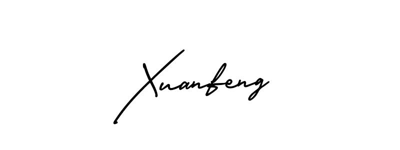 Make a beautiful signature design for name Xuanfeng. Use this online signature maker to create a handwritten signature for free. Xuanfeng signature style 3 images and pictures png