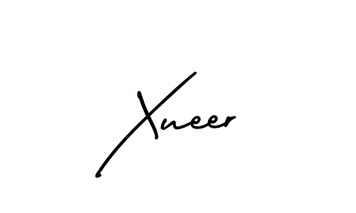 Xueer stylish signature style. Best Handwritten Sign (AmerikaSignatureDemo-Regular) for my name. Handwritten Signature Collection Ideas for my name Xueer. Xueer signature style 3 images and pictures png