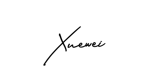 Design your own signature with our free online signature maker. With this signature software, you can create a handwritten (AmerikaSignatureDemo-Regular) signature for name Xuewei. Xuewei signature style 3 images and pictures png