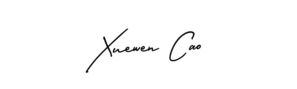 How to make Xuewen Cao signature? AmerikaSignatureDemo-Regular is a professional autograph style. Create handwritten signature for Xuewen Cao name. Xuewen Cao signature style 3 images and pictures png