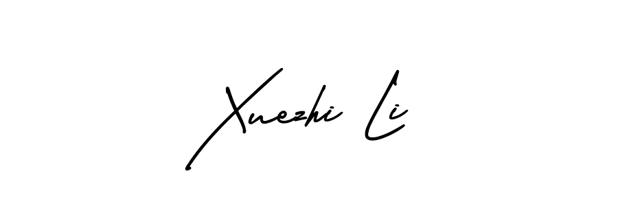 Create a beautiful signature design for name Xuezhi Li. With this signature (AmerikaSignatureDemo-Regular) fonts, you can make a handwritten signature for free. Xuezhi Li signature style 3 images and pictures png