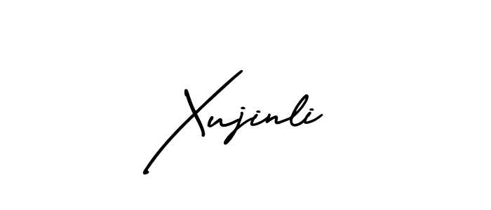 Make a beautiful signature design for name Xujinli. With this signature (AmerikaSignatureDemo-Regular) style, you can create a handwritten signature for free. Xujinli signature style 3 images and pictures png
