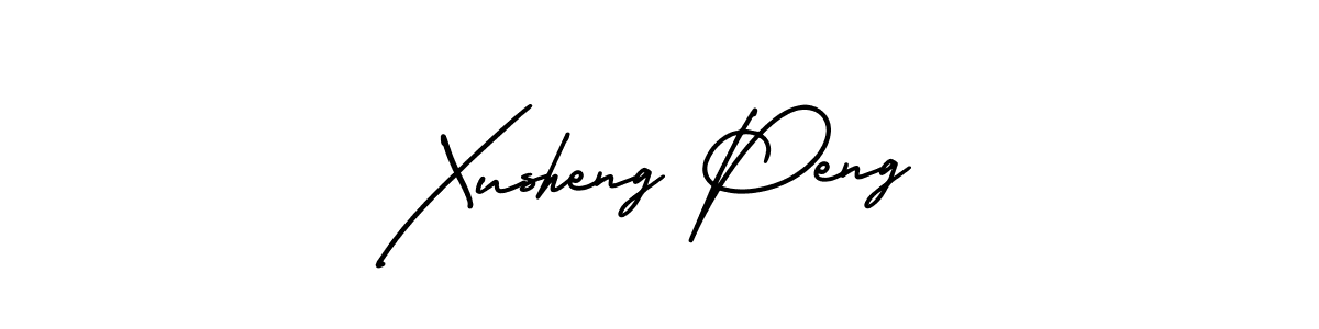 Best and Professional Signature Style for Xusheng Peng. AmerikaSignatureDemo-Regular Best Signature Style Collection. Xusheng Peng signature style 3 images and pictures png