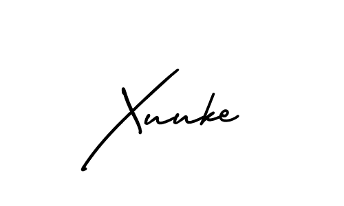 Make a beautiful signature design for name Xuuke. With this signature (AmerikaSignatureDemo-Regular) style, you can create a handwritten signature for free. Xuuke signature style 3 images and pictures png