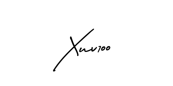 The best way (AmerikaSignatureDemo-Regular) to make a short signature is to pick only two or three words in your name. The name Xuv7oo include a total of six letters. For converting this name. Xuv7oo signature style 3 images and pictures png