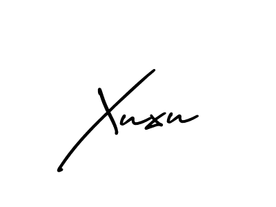 You should practise on your own different ways (AmerikaSignatureDemo-Regular) to write your name (Xuxu) in signature. don't let someone else do it for you. Xuxu signature style 3 images and pictures png