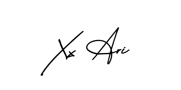 Make a beautiful signature design for name Xx Ari. With this signature (AmerikaSignatureDemo-Regular) style, you can create a handwritten signature for free. Xx Ari signature style 3 images and pictures png