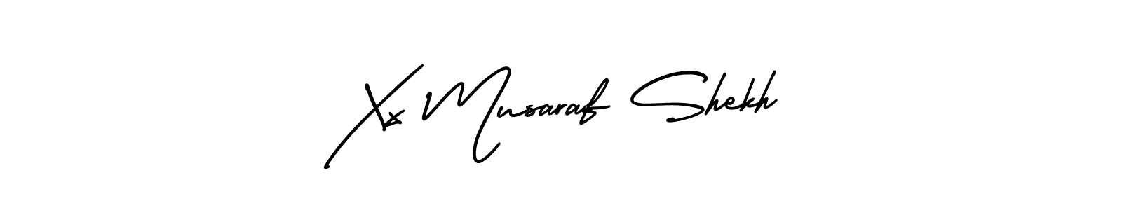 Also we have Xx Musaraf Shekh name is the best signature style. Create professional handwritten signature collection using AmerikaSignatureDemo-Regular autograph style. Xx Musaraf Shekh signature style 3 images and pictures png