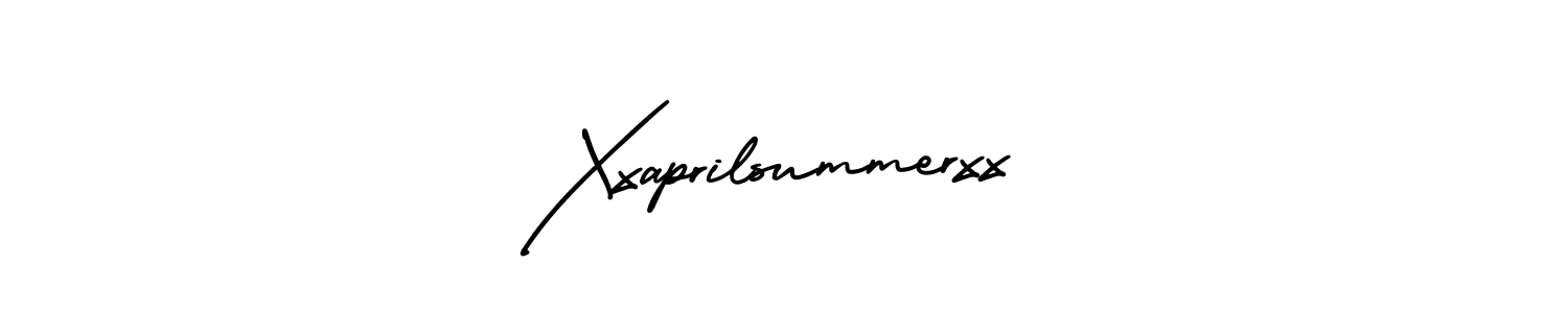 How to make Xxaprilsummerxx signature? AmerikaSignatureDemo-Regular is a professional autograph style. Create handwritten signature for Xxaprilsummerxx name. Xxaprilsummerxx signature style 3 images and pictures png