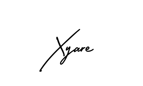 Make a beautiful signature design for name Xyare. With this signature (AmerikaSignatureDemo-Regular) style, you can create a handwritten signature for free. Xyare signature style 3 images and pictures png