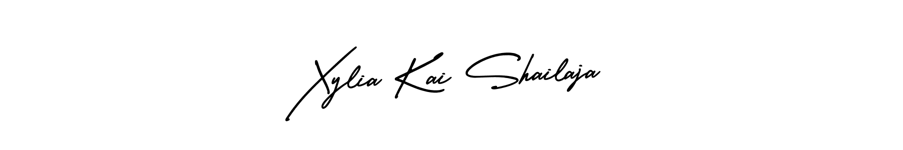 Use a signature maker to create a handwritten signature online. With this signature software, you can design (AmerikaSignatureDemo-Regular) your own signature for name Xylia Kai Shailaja. Xylia Kai Shailaja signature style 3 images and pictures png