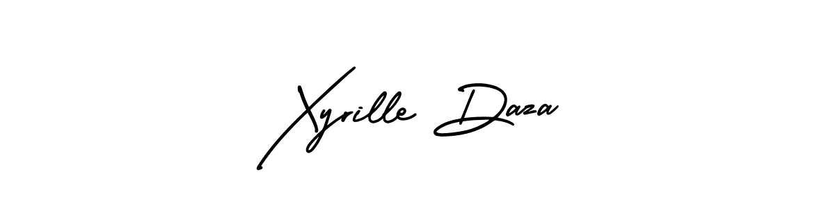 Make a beautiful signature design for name Xyrille Daza. With this signature (AmerikaSignatureDemo-Regular) style, you can create a handwritten signature for free. Xyrille Daza signature style 3 images and pictures png