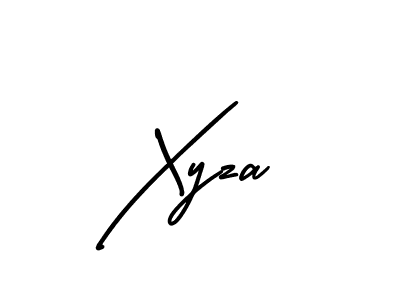 Create a beautiful signature design for name Xyza. With this signature (AmerikaSignatureDemo-Regular) fonts, you can make a handwritten signature for free. Xyza signature style 3 images and pictures png