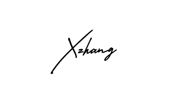 How to make Xzhang signature? AmerikaSignatureDemo-Regular is a professional autograph style. Create handwritten signature for Xzhang name. Xzhang signature style 3 images and pictures png