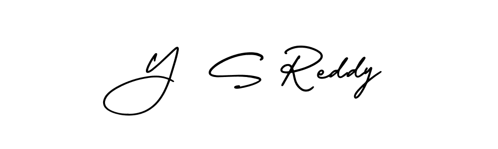 Best and Professional Signature Style for Y  S Reddy. AmerikaSignatureDemo-Regular Best Signature Style Collection. Y  S Reddy signature style 3 images and pictures png