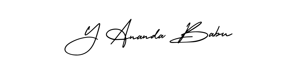 Once you've used our free online signature maker to create your best signature AmerikaSignatureDemo-Regular style, it's time to enjoy all of the benefits that Y Ananda Babu name signing documents. Y Ananda Babu signature style 3 images and pictures png