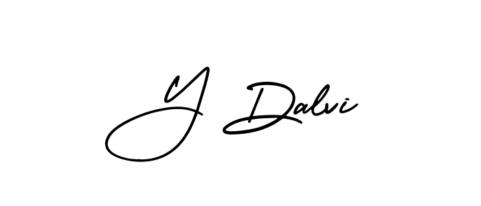 It looks lik you need a new signature style for name Y Dalvi. Design unique handwritten (AmerikaSignatureDemo-Regular) signature with our free signature maker in just a few clicks. Y Dalvi signature style 3 images and pictures png