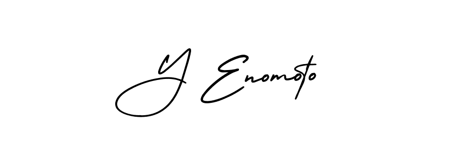 if you are searching for the best signature style for your name Y Enomoto. so please give up your signature search. here we have designed multiple signature styles  using AmerikaSignatureDemo-Regular. Y Enomoto signature style 3 images and pictures png