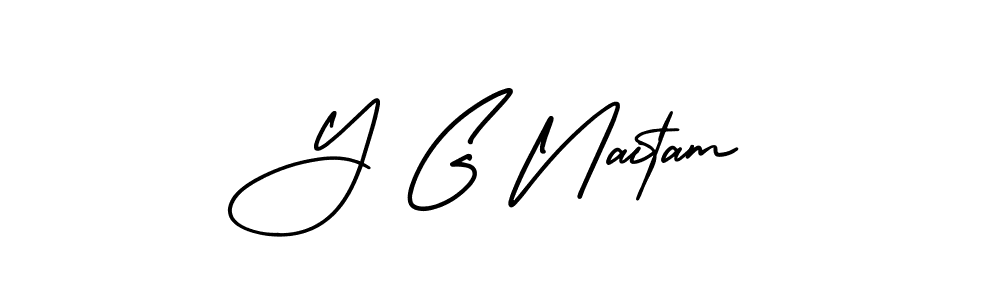 This is the best signature style for the Y G Naitam name. Also you like these signature font (AmerikaSignatureDemo-Regular). Mix name signature. Y G Naitam signature style 3 images and pictures png