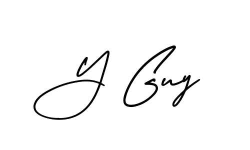 This is the best signature style for the Y Guy name. Also you like these signature font (AmerikaSignatureDemo-Regular). Mix name signature. Y Guy signature style 3 images and pictures png