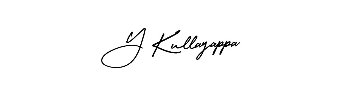 How to make Y Kullayappa signature? AmerikaSignatureDemo-Regular is a professional autograph style. Create handwritten signature for Y Kullayappa name. Y Kullayappa signature style 3 images and pictures png