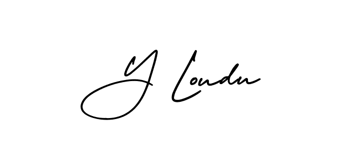 Here are the top 10 professional signature styles for the name Y Loudu. These are the best autograph styles you can use for your name. Y Loudu signature style 3 images and pictures png